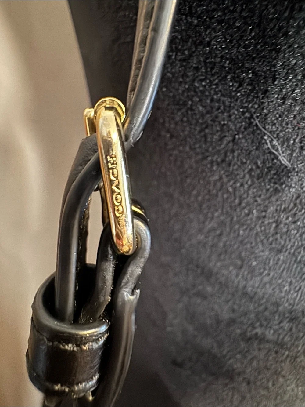 Coach Dark Brown Signature Crossbody Shoulder Bag